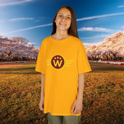 Washington DC Football Logo Kids Tee