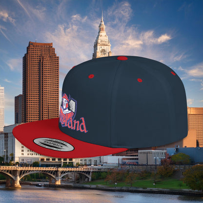 Cleveland Baseball Flat Bill Snapback
