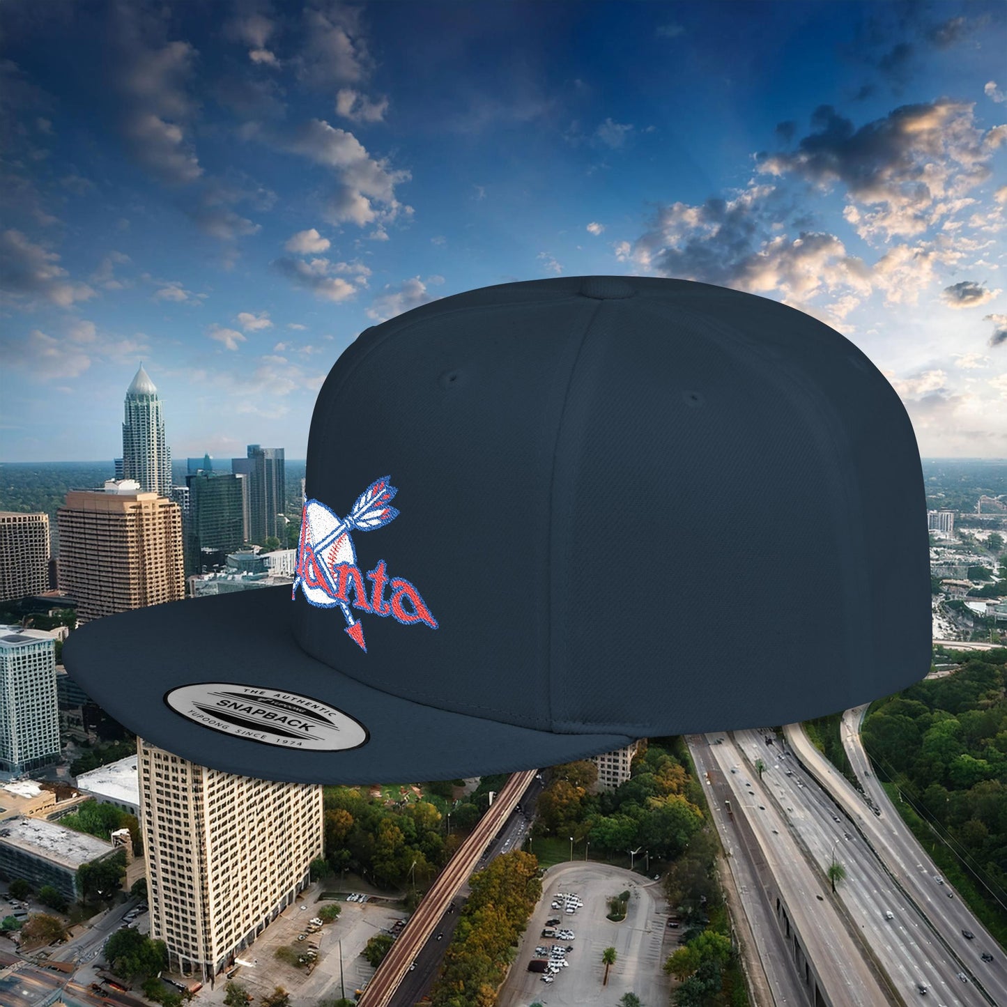 Atlanta Baseball Flat Bill Snapback