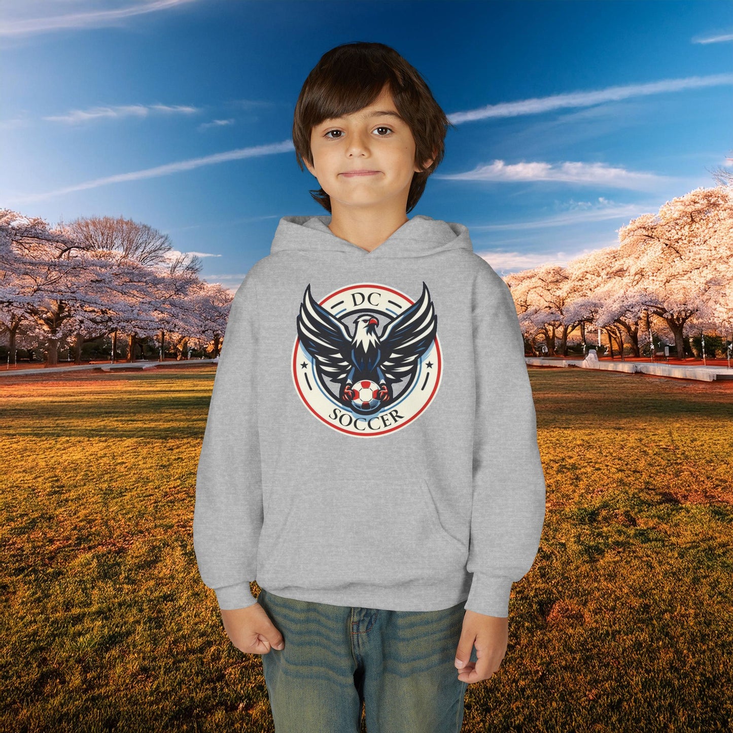 DC United Logo Youth Hoodie