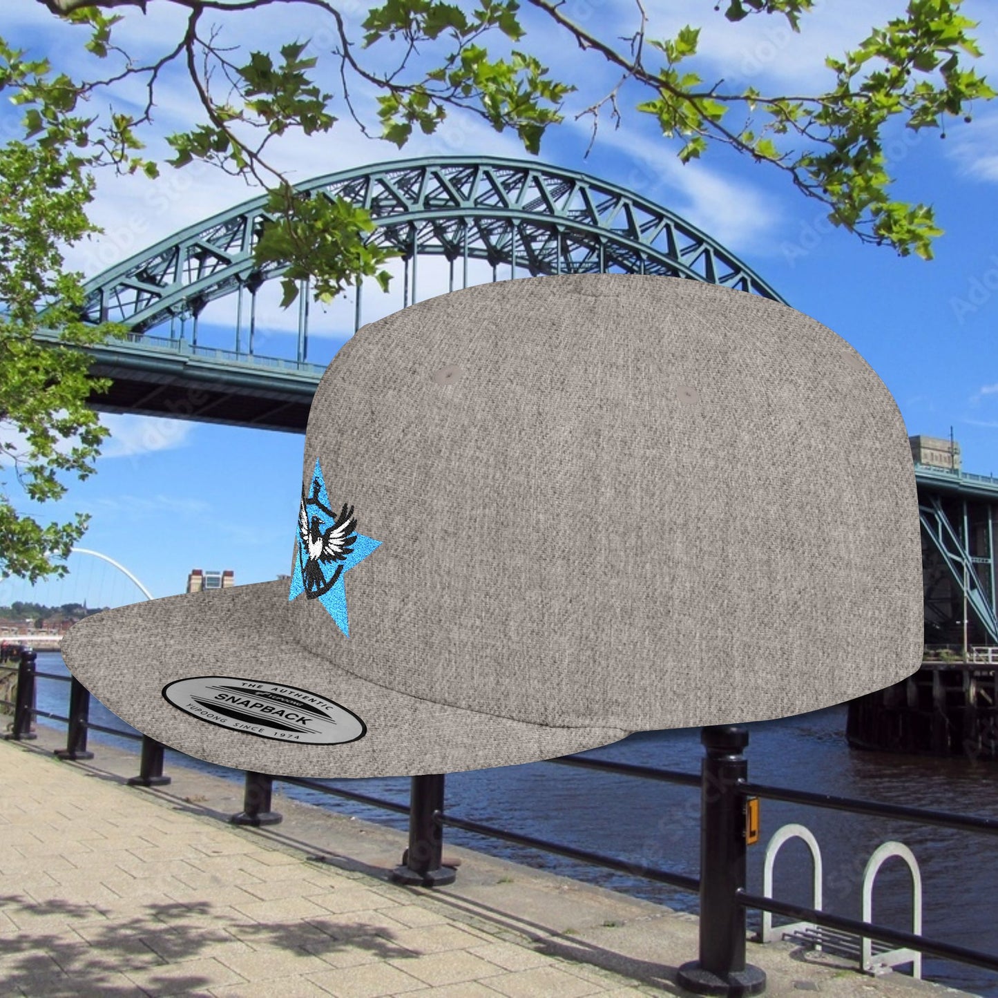 Newcastle United Blue Star Mags Flat Bill Snapback