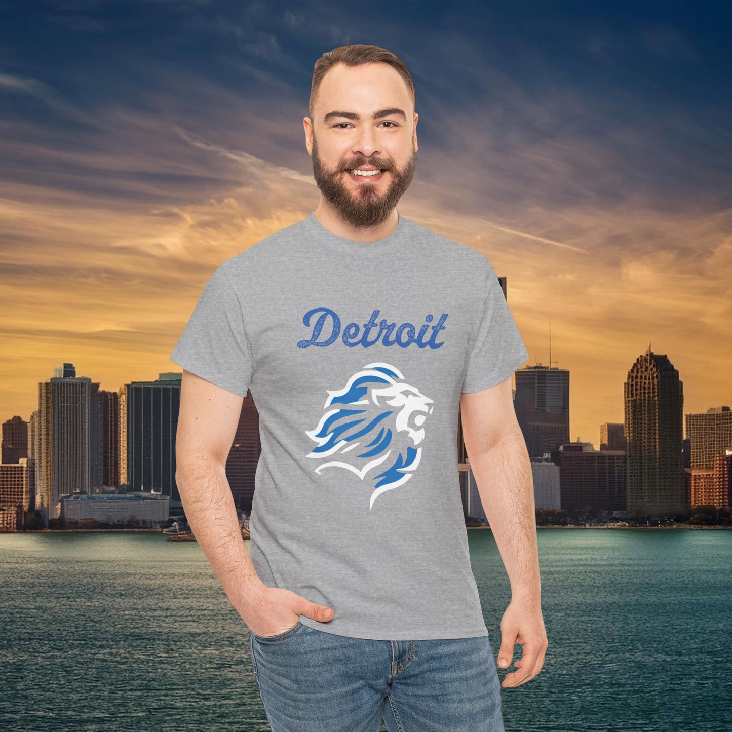 Detroit Football Crest Tee