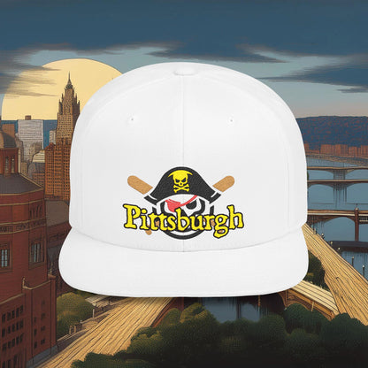 Pittsburgh Baseball Flat Bill Snapback