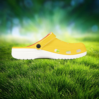 The Belgian Flag Foam Clogs