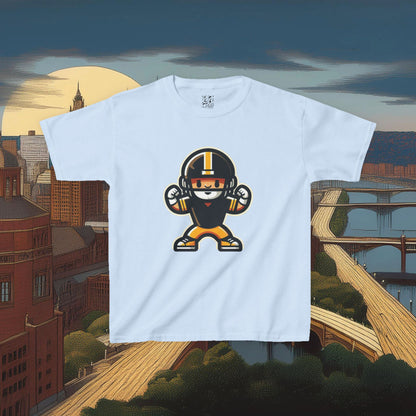 Mini Pittsburgh Football Player Kids Tee