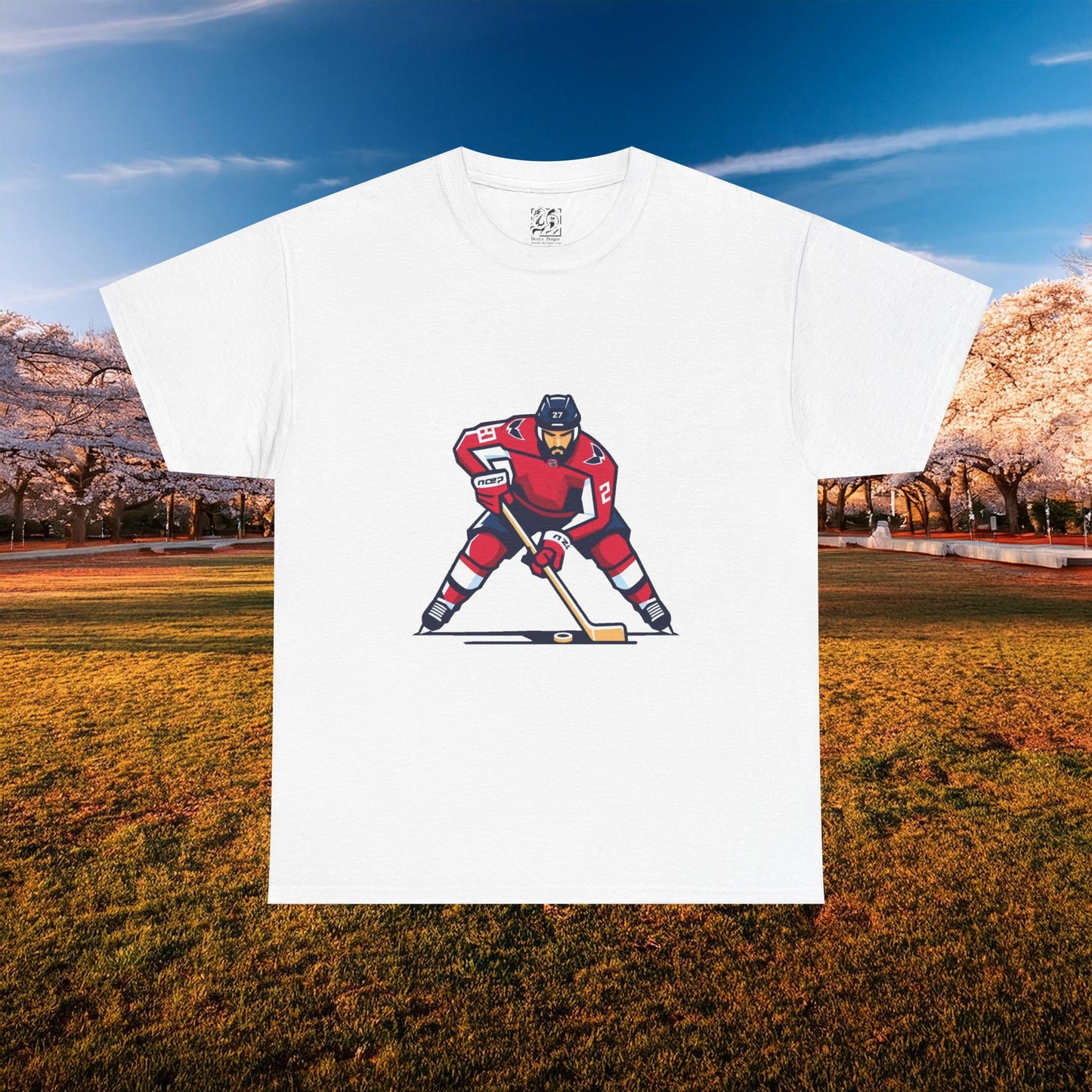 Washington Hockey Player Tee