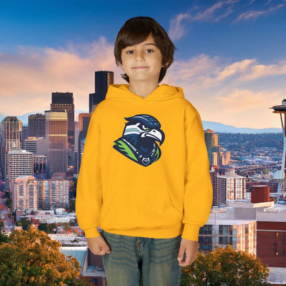 Seattle Football Crest Youth Hoodie