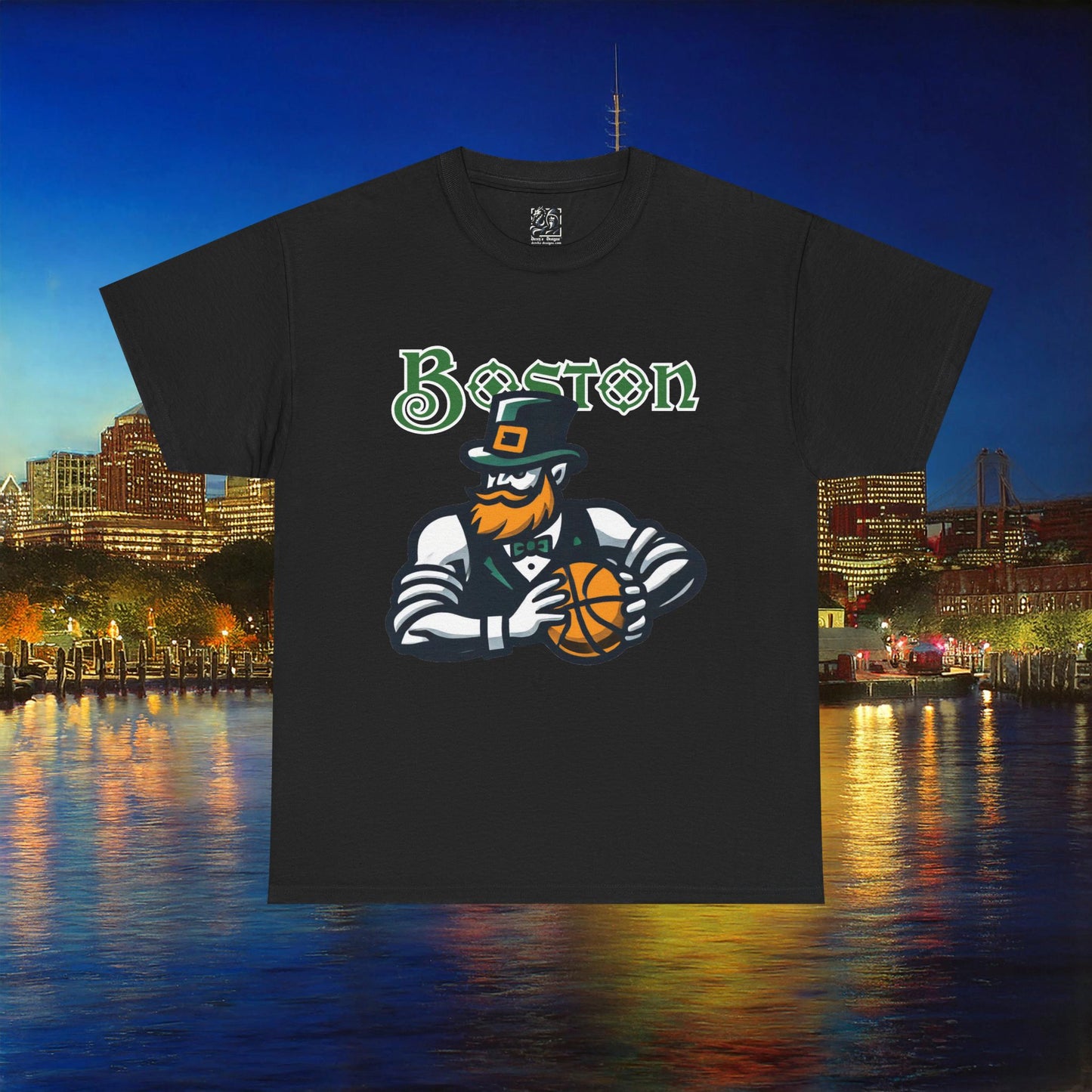 Boston Basketball Design Tee