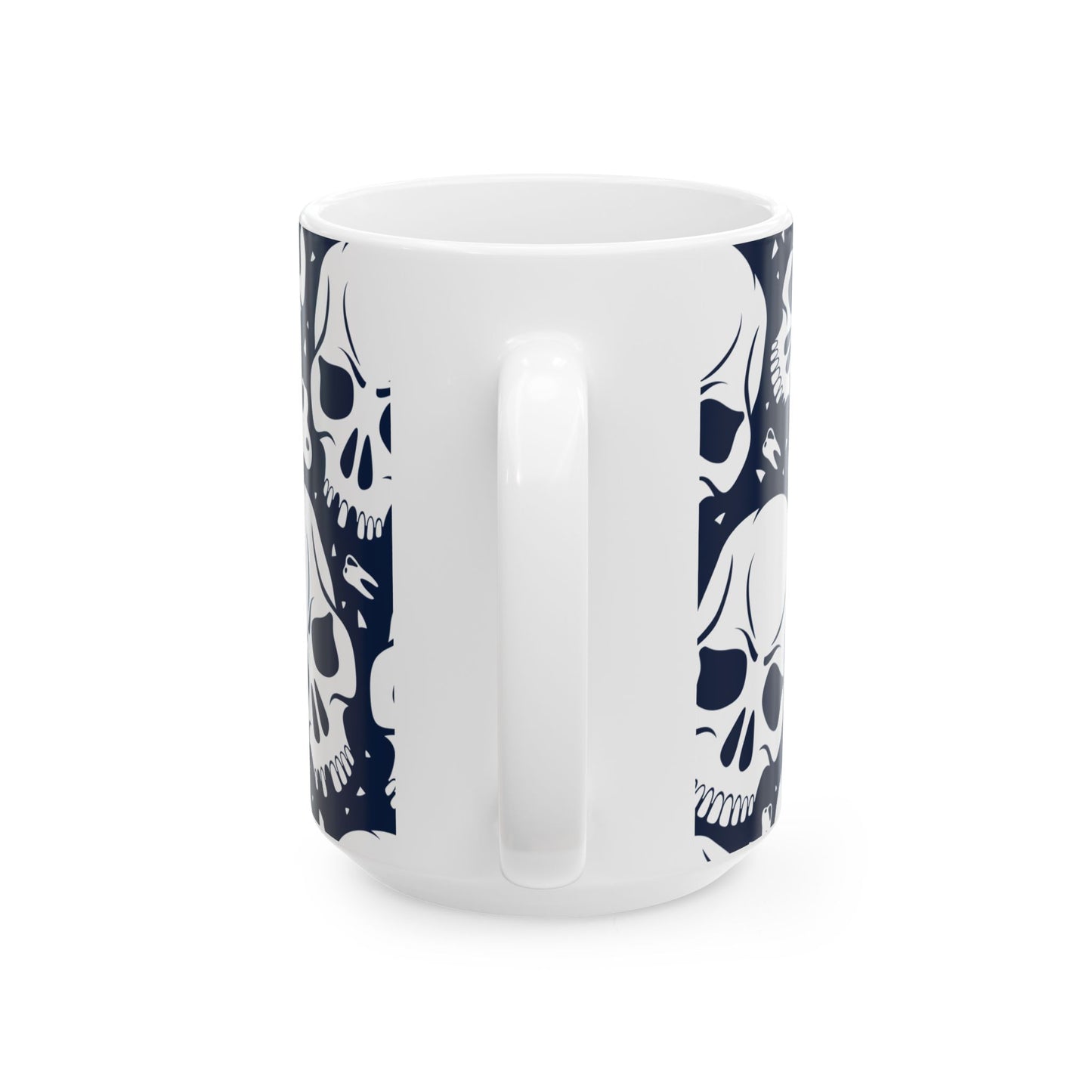 Skull Pattern Ceramic Mug (11oz/15oz)