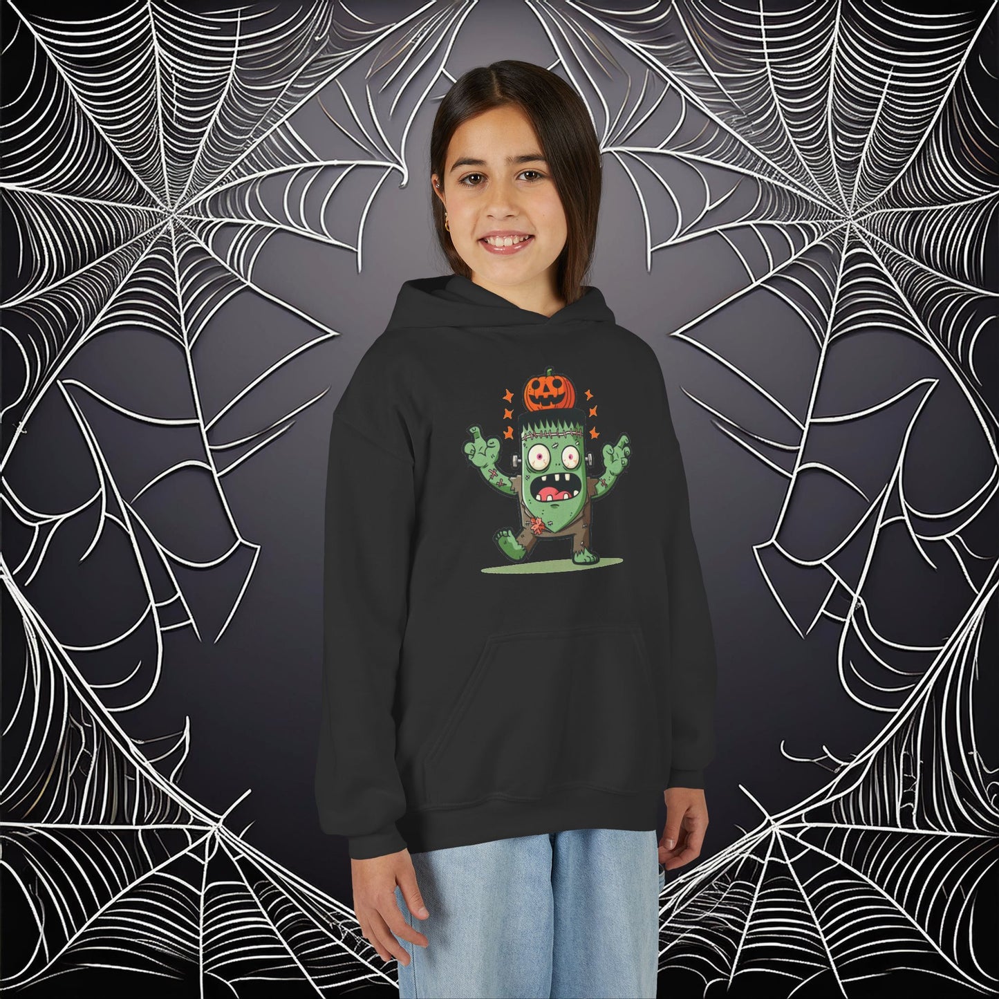 Little Frankenstein's Monster Youth Hoodie