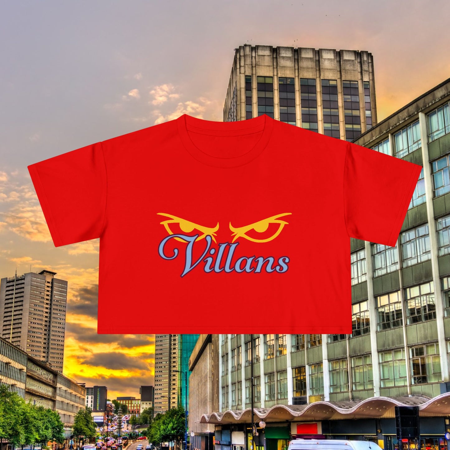Villans Women's Crop Tee