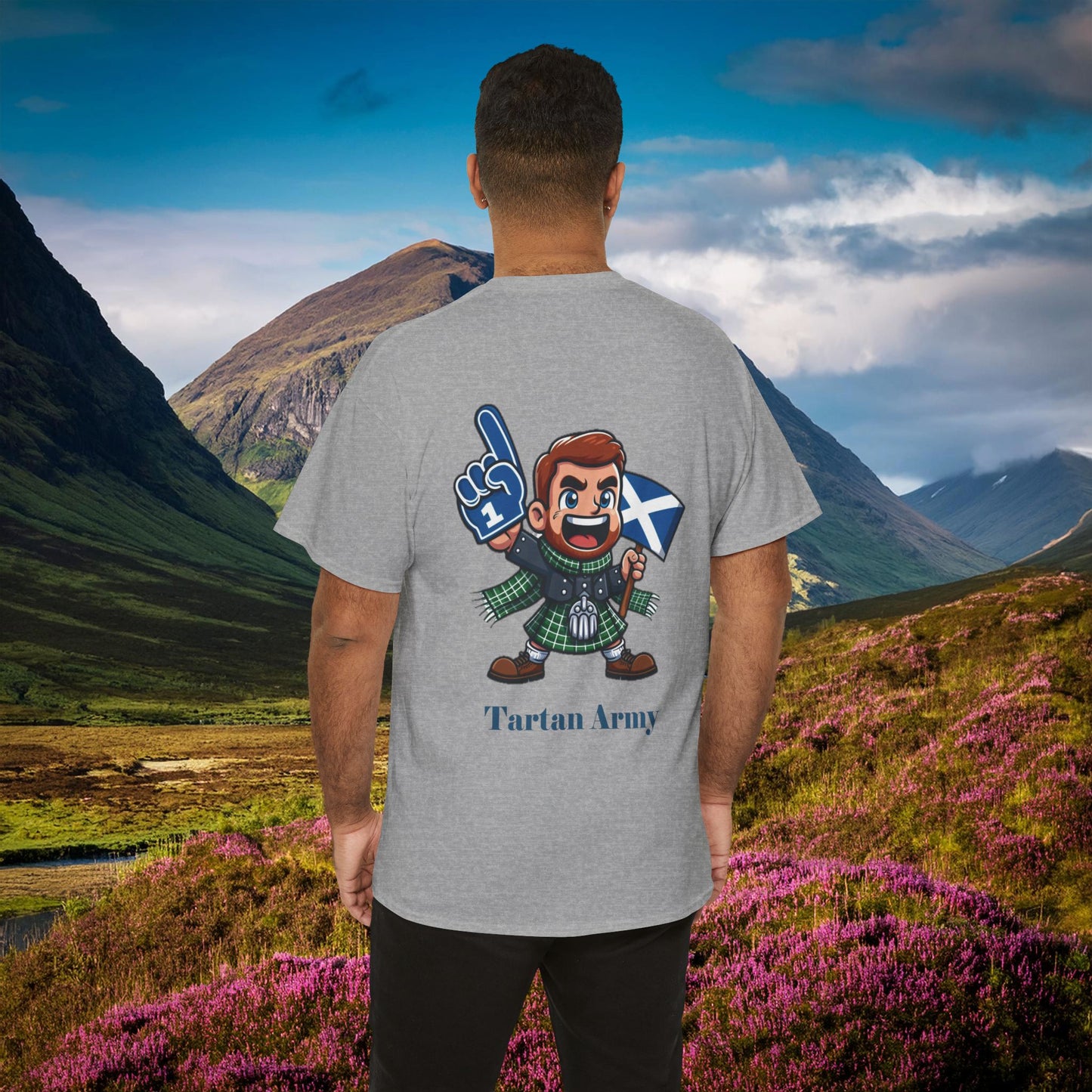 Scotland Tartan Army Tee