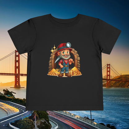 San Francisco Football Cartoon Miner Toddler Tee