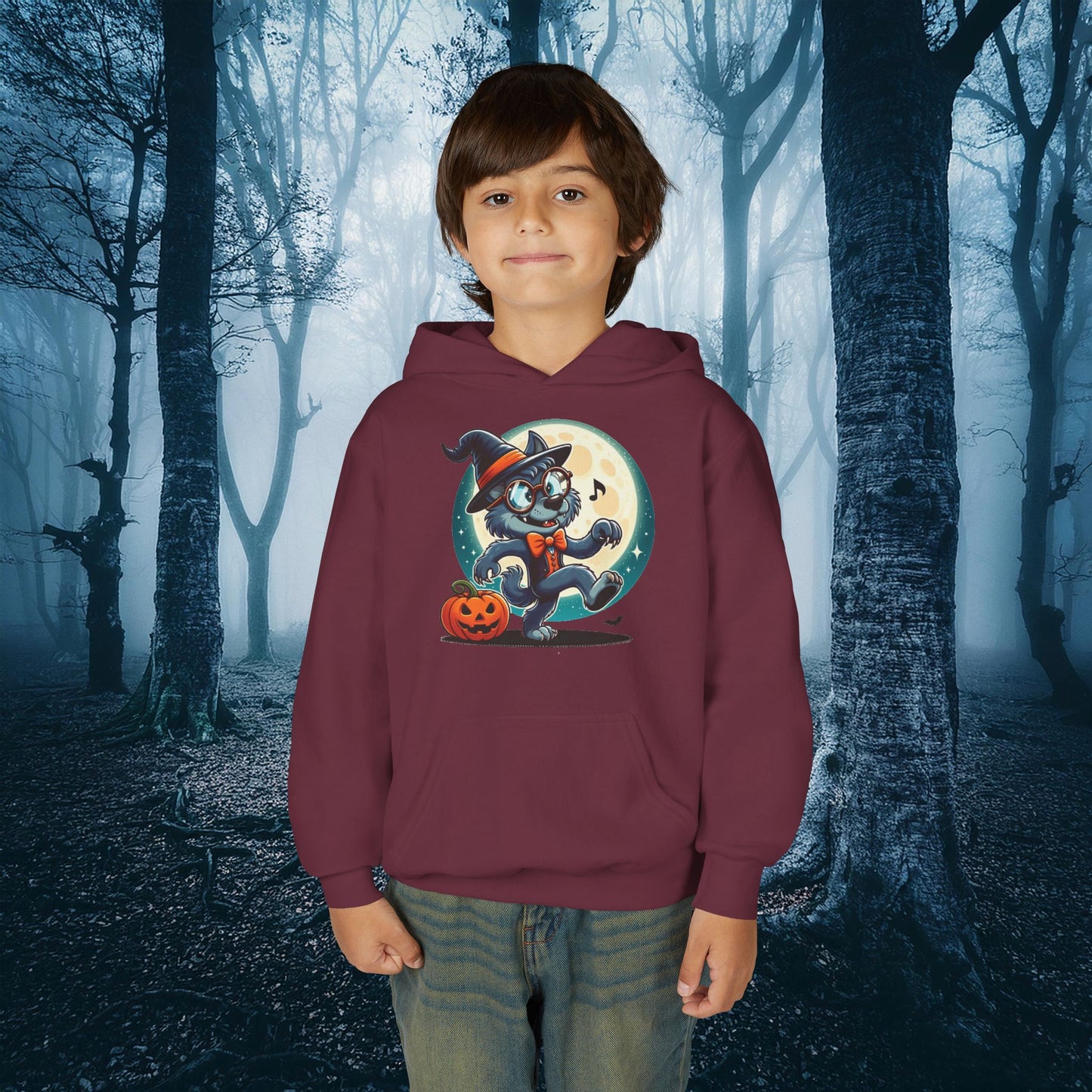 Trick or Treat Werewolf Youth Hoodie