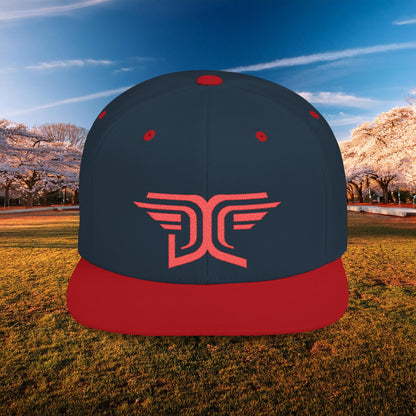 Winged DC Flat Bill Snapback