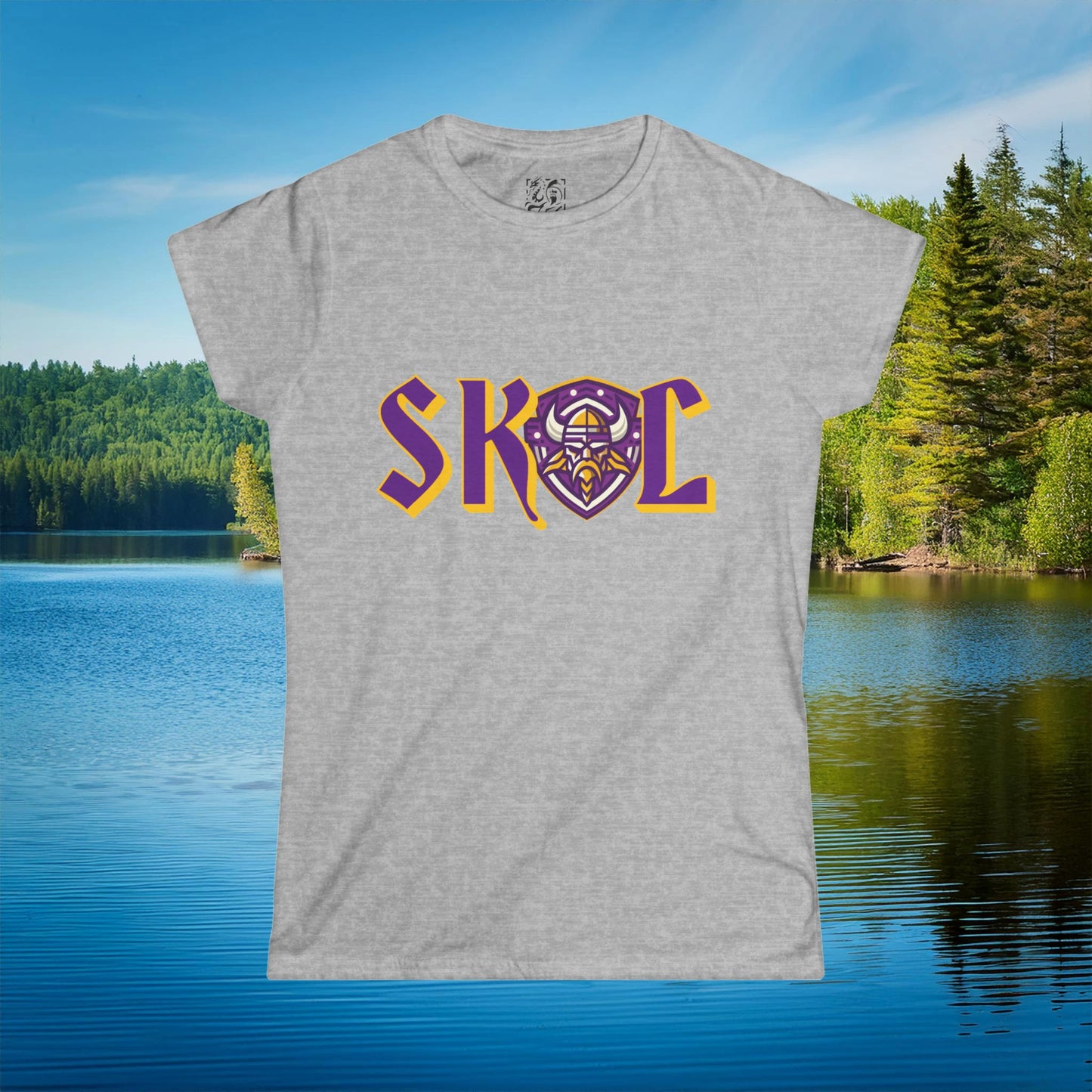 Minnesota Football SKOL Logo Women's Softstyle Tee
