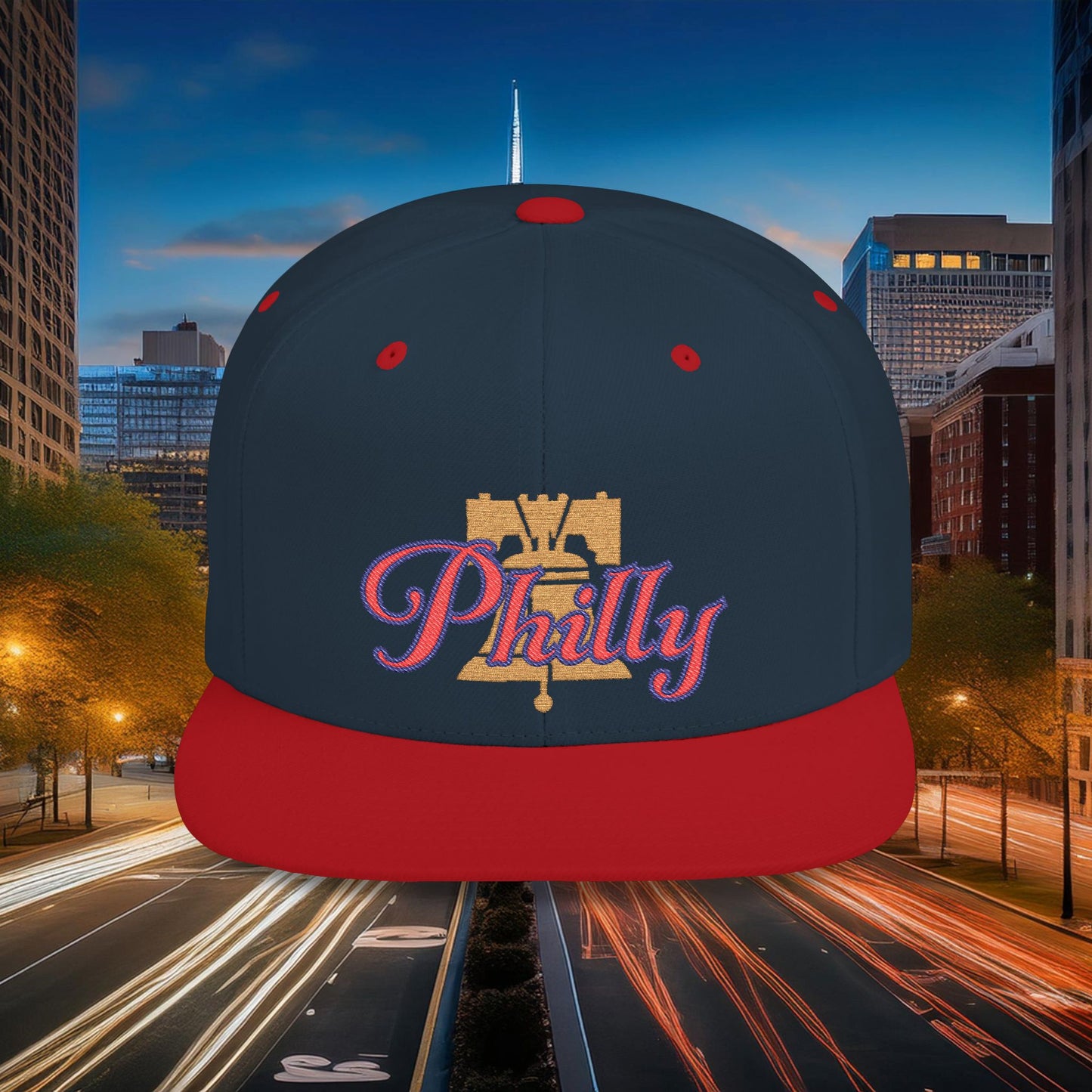 Philly Liberty Bell Flat Bill Snapback