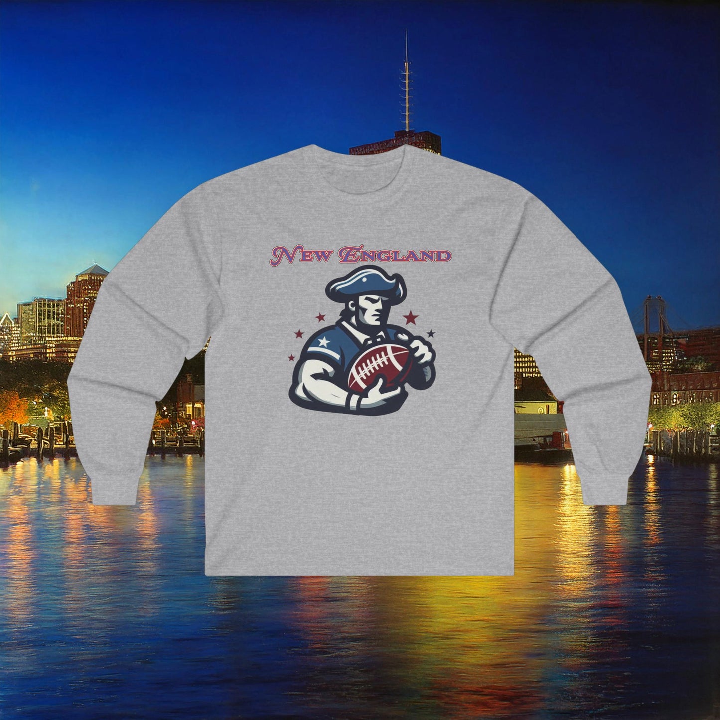 New England Football Long Sleeve Tee