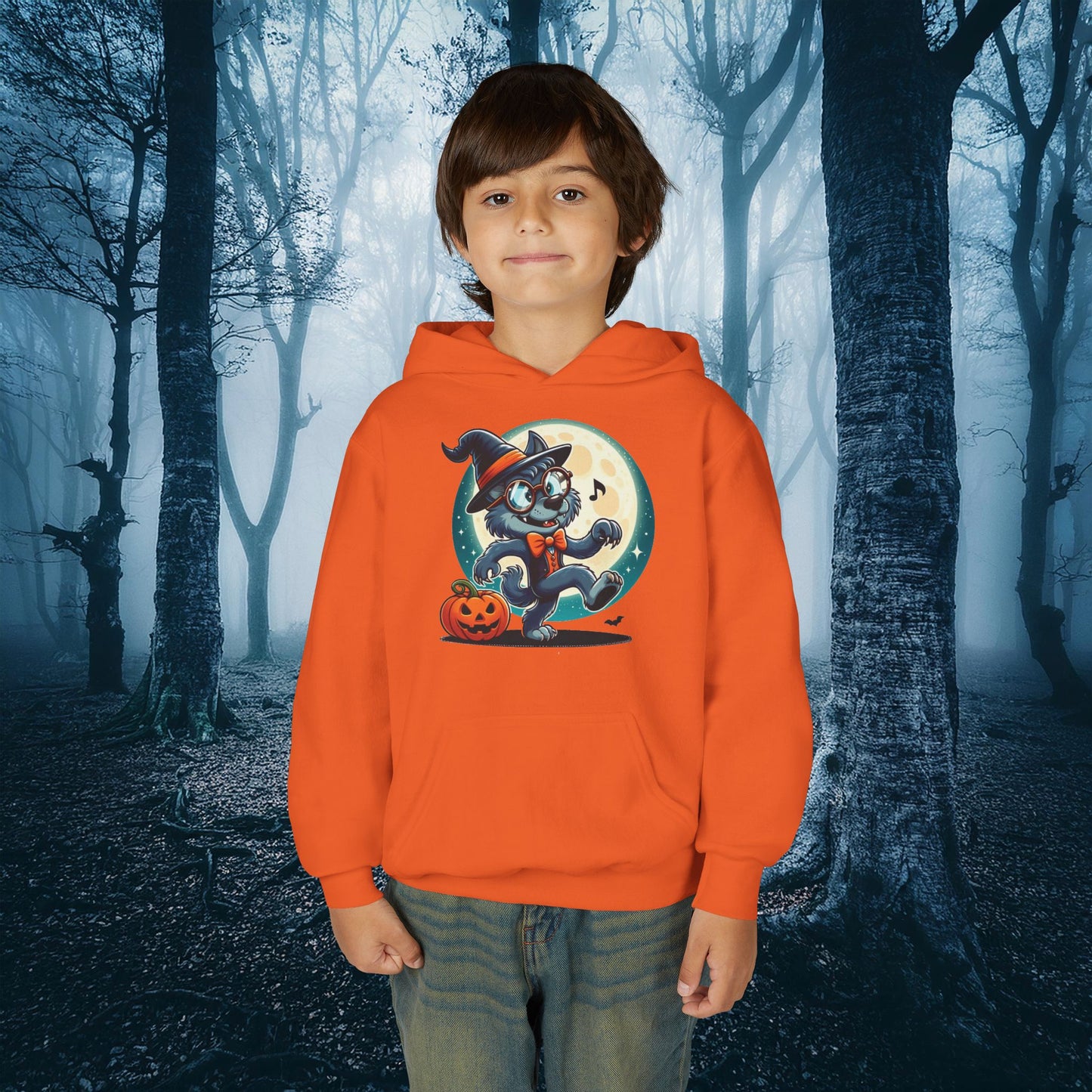 Trick or Treat Werewolf Youth Hoodie