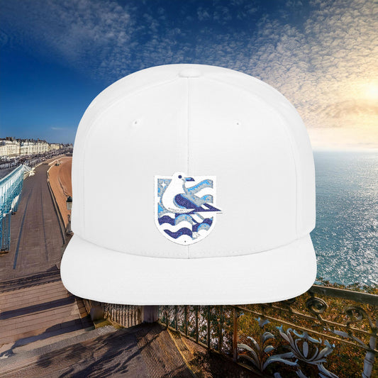 Brighton & Hove Albion Gull Crest Flat Bill Snapback