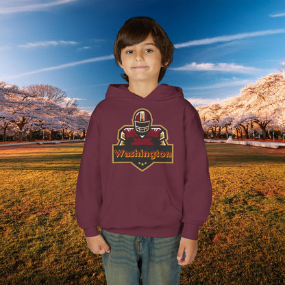 Washington Football Player Logo Youth Hoodie