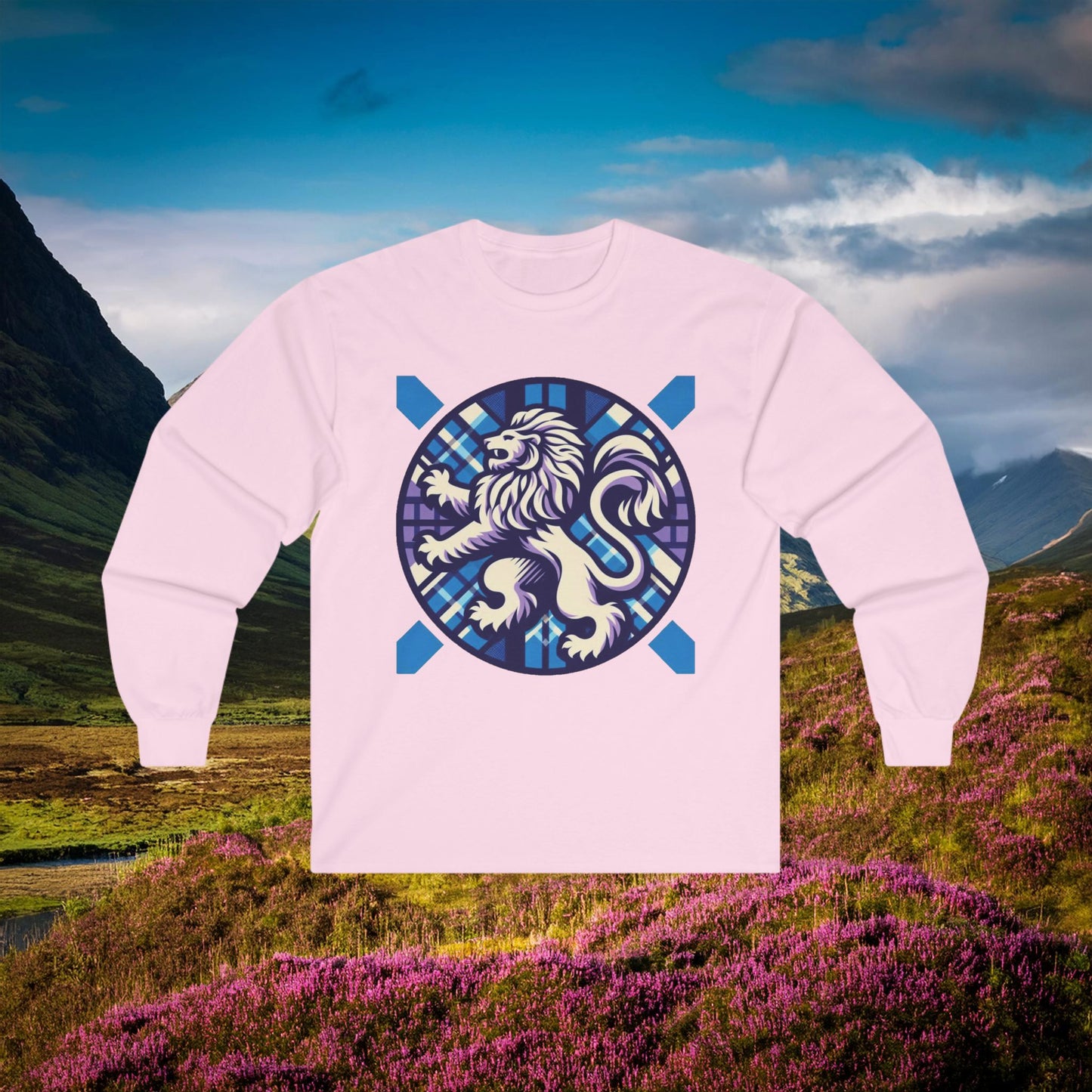 Scotland Rampant Lion Long Sleeve Tee