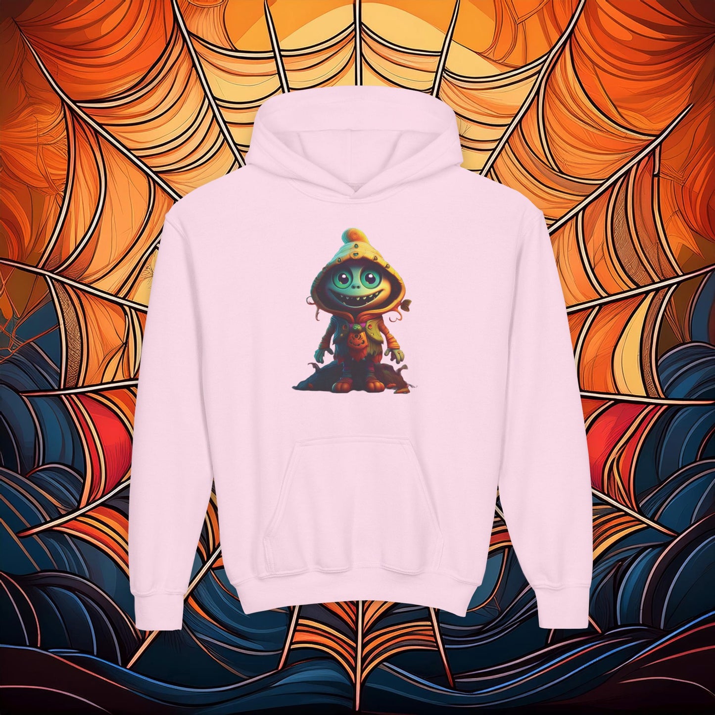 Trick or Treat Monster Youth Hoodie
