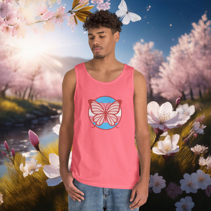 The T Elders Butterfly Unisex Heavy Cotton Tank Top