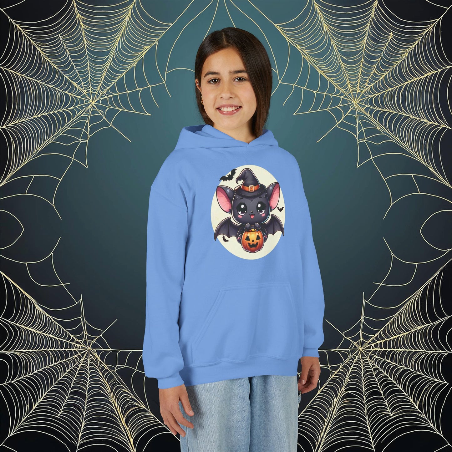 Trick or Treat Bat Youth Hoodie