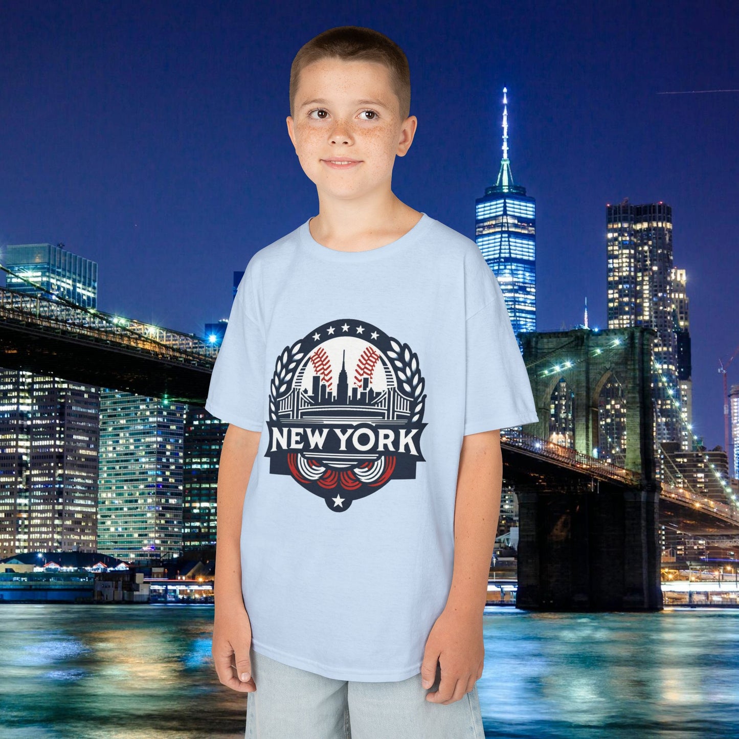 New York Bronx Baseball Kids Tee