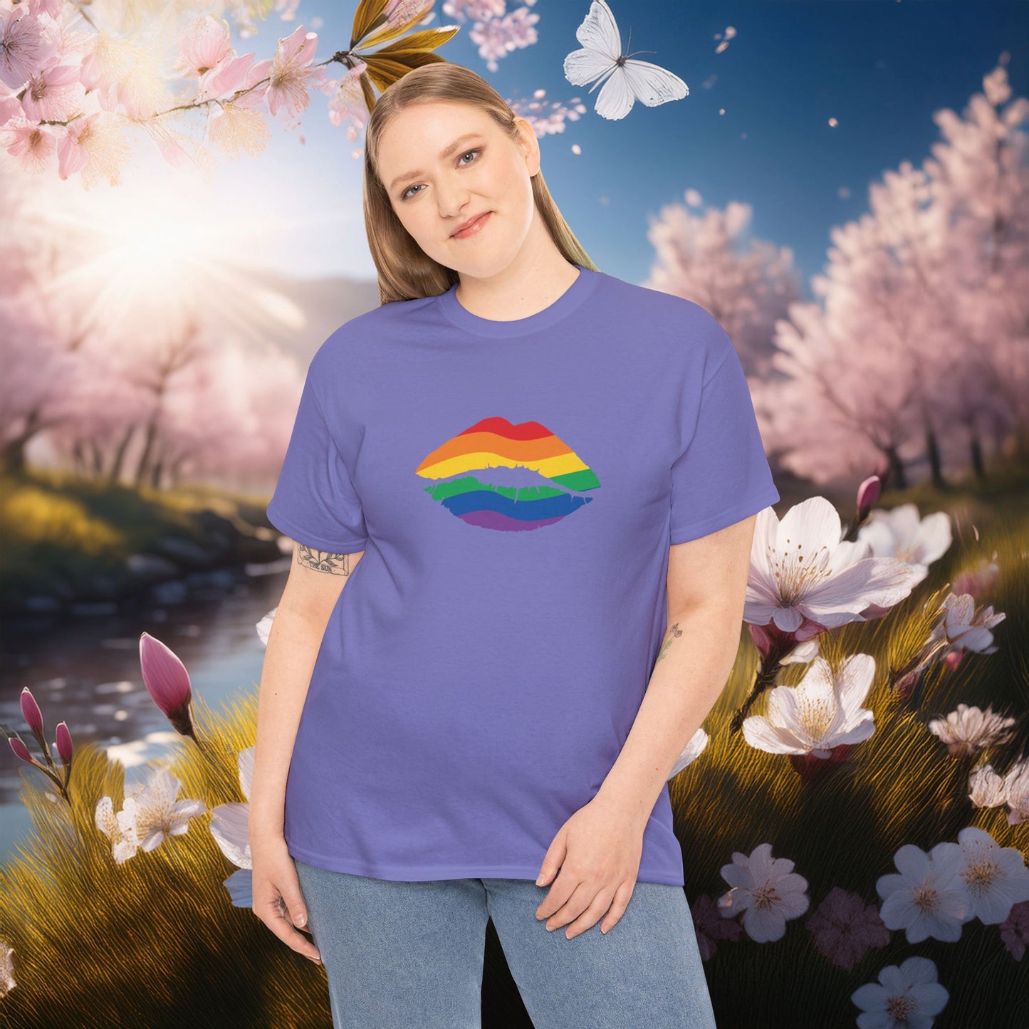 Rainbow Kiss Tee