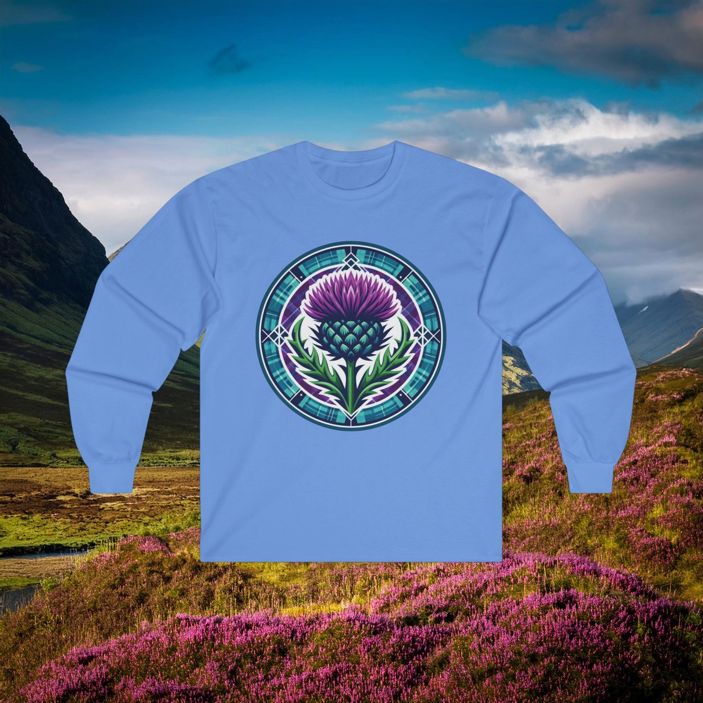 Scottish Thistle Long Sleeve Tee