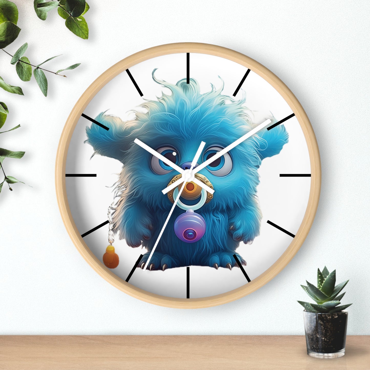 Baby Monster Wall Clock