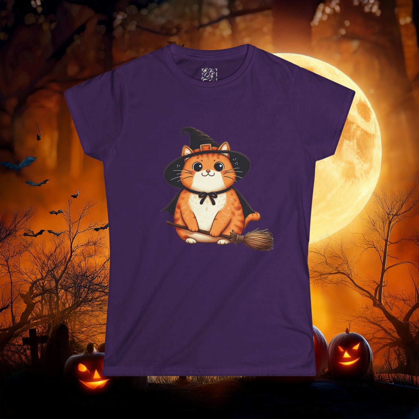 Trick or Treat Cat Women's Softstyle Tee