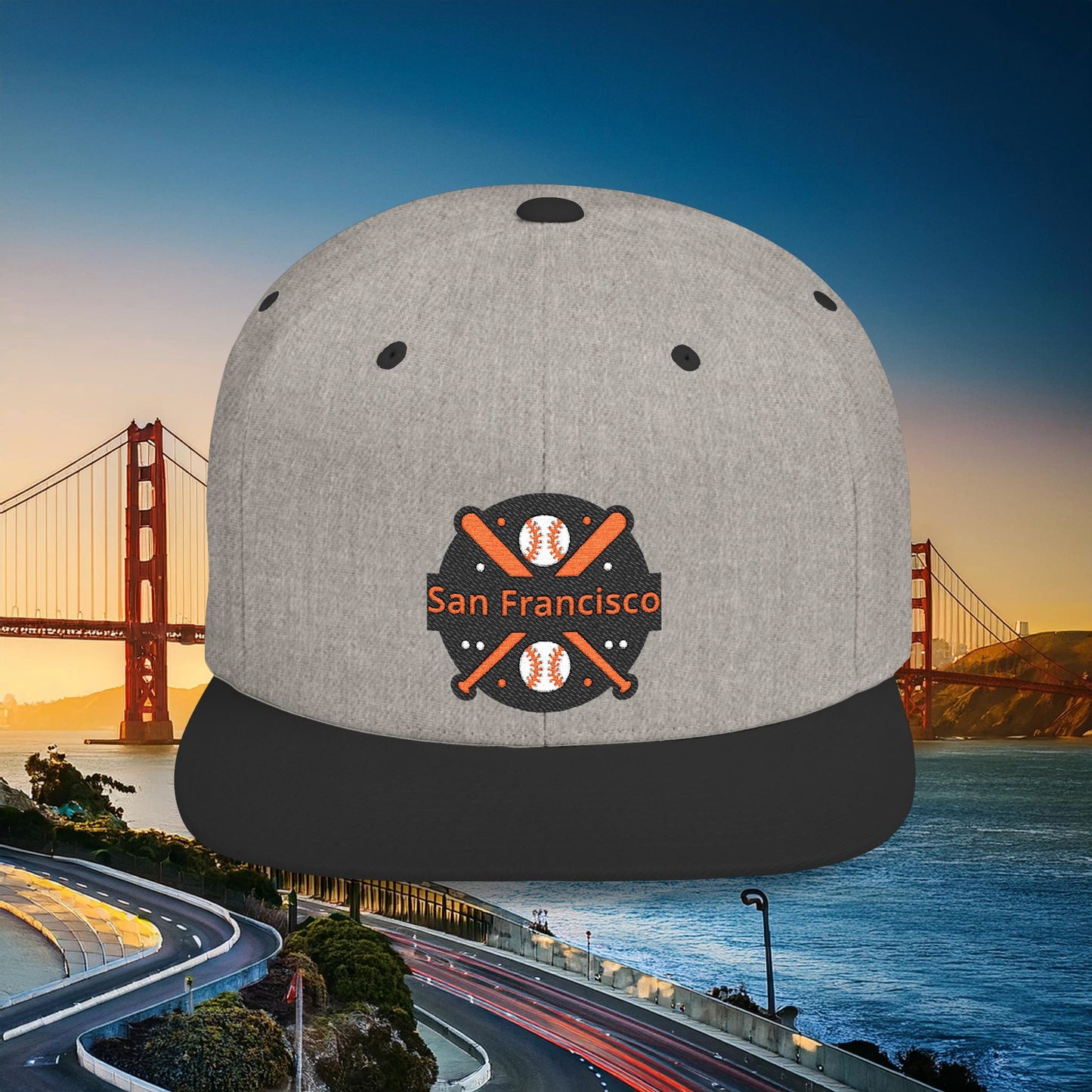 San Francisco Baseball Flat Bill Snapback
