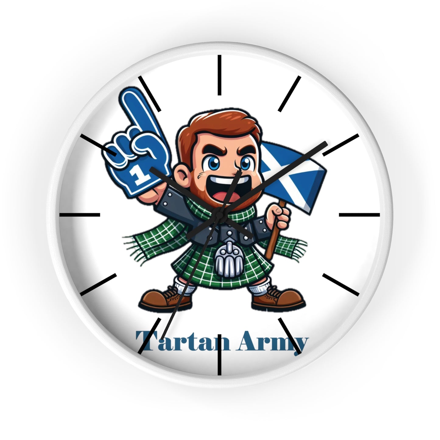 Tartan Army Wall Clock