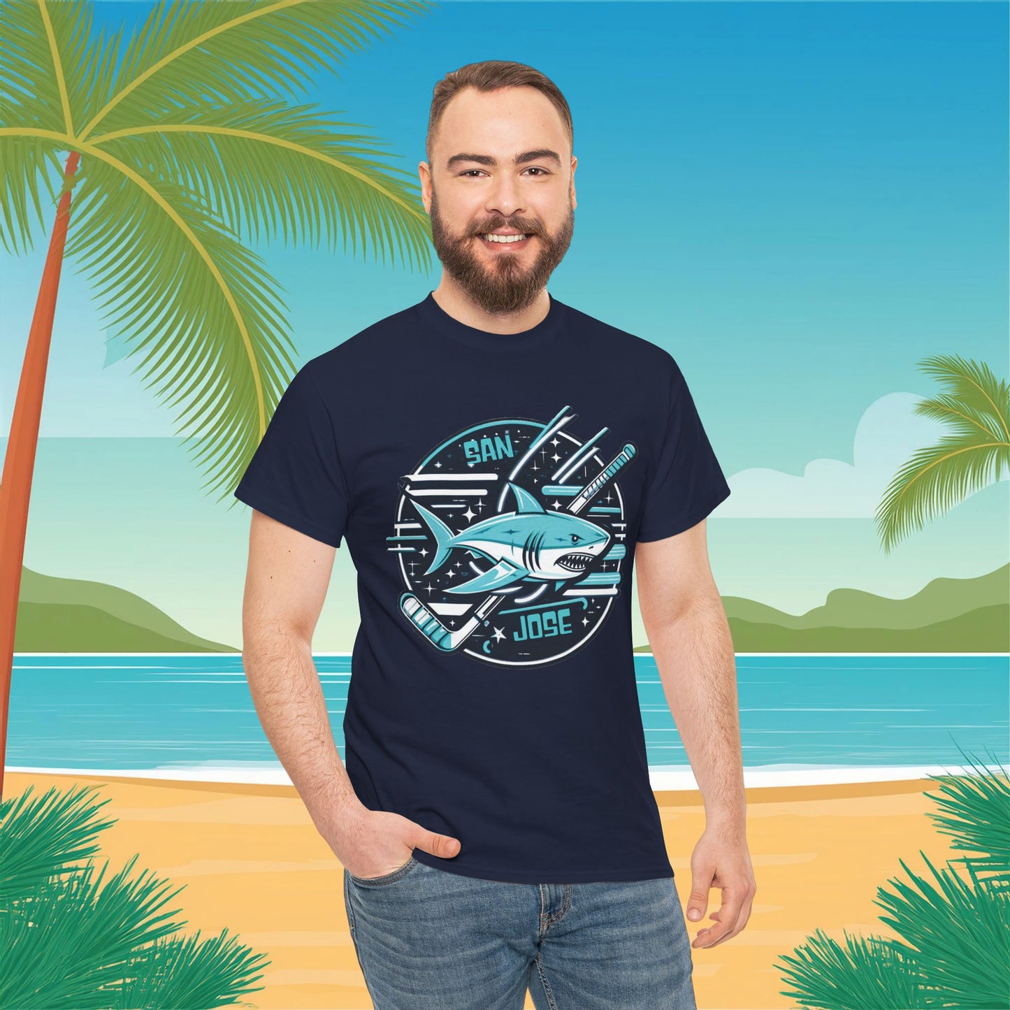 San Jose Hockey Logo Tee