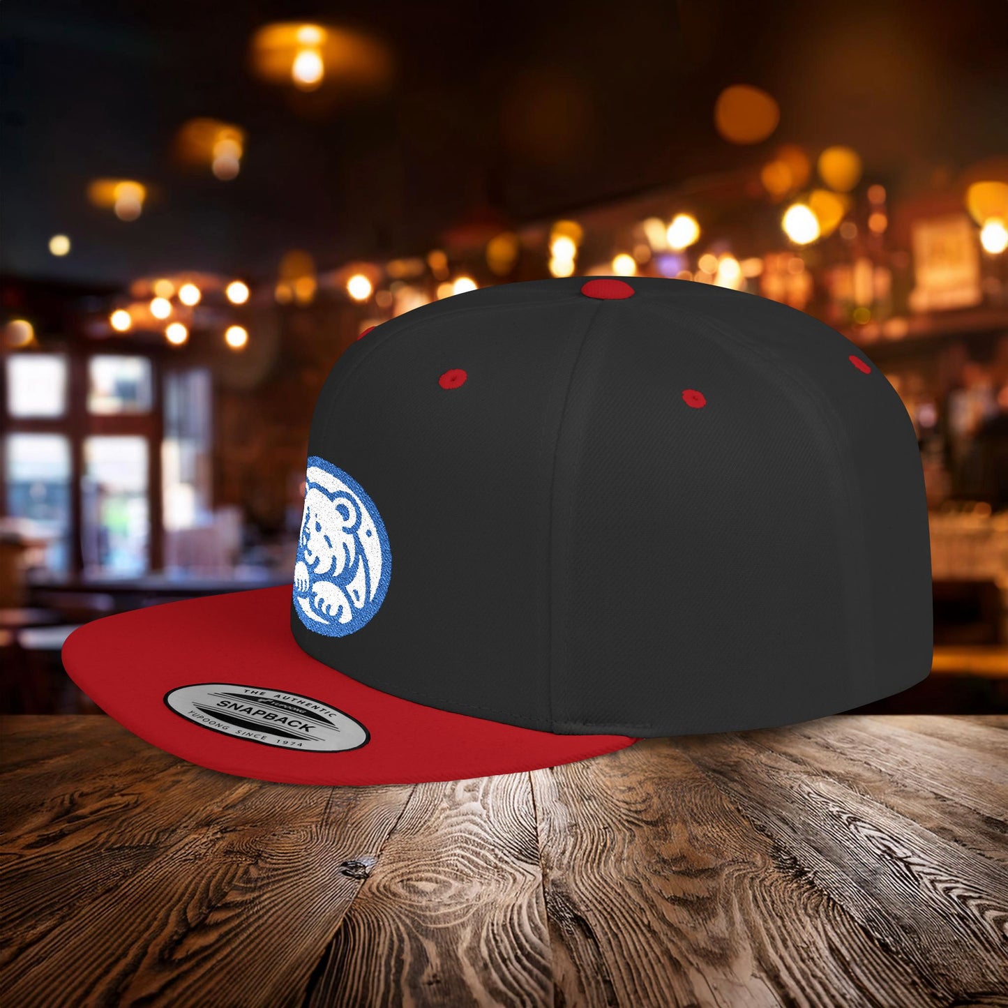 Bear Cub Flat Bill Snapback
