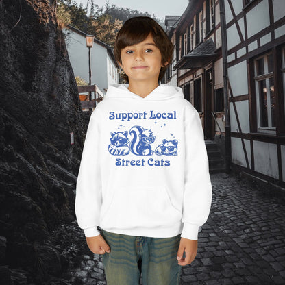 Support Local Street Cats Youth Hoodie
