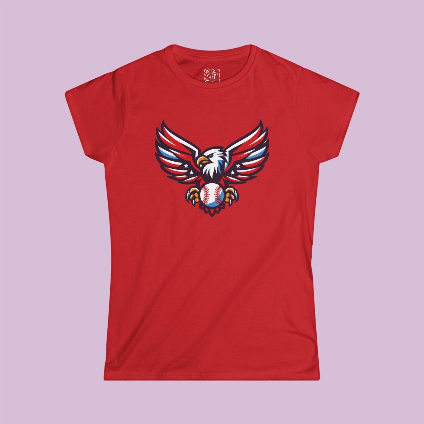 Washington Baseball Eagle Women's Softstyle Tee