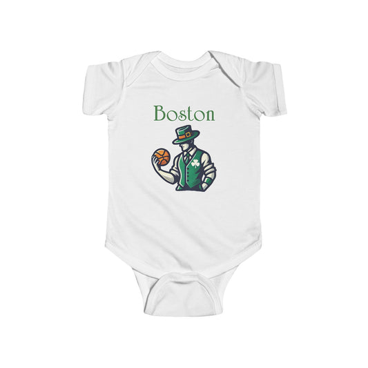 Boston Basketball Infant Bodysuit