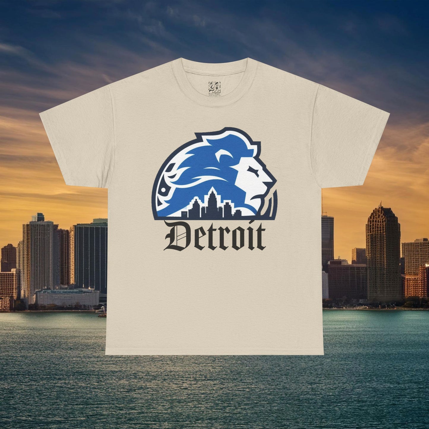 Detroit Football Skyline Tee