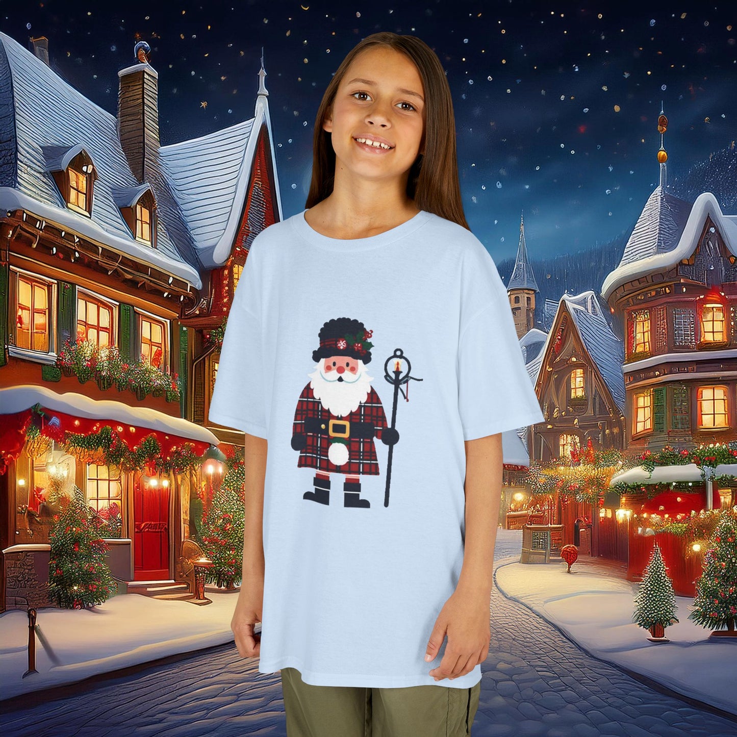 Victorian Santa Kids Tee