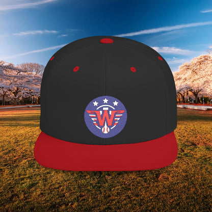 Nats Logo Flat Bill Snapback