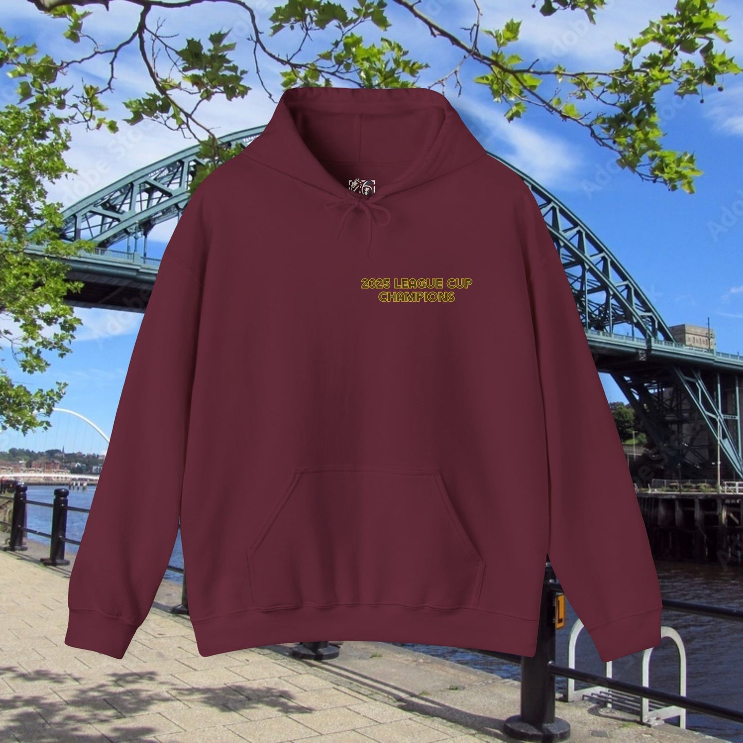Newcastle Cup Champions Crest Hoodie
