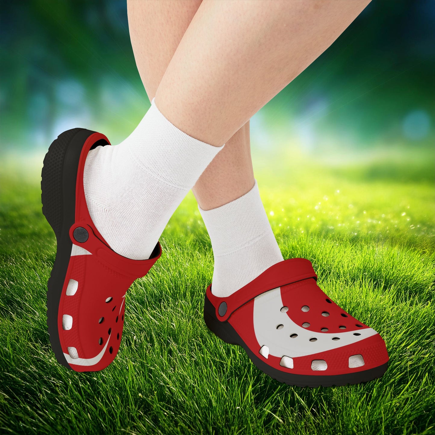 The Turkiye Flag Foam Clogs