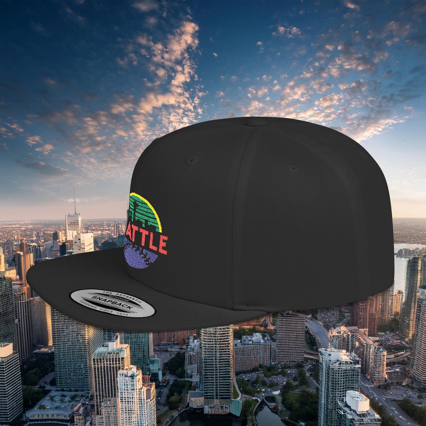 Seattle Baseball Flat Bill Snapback