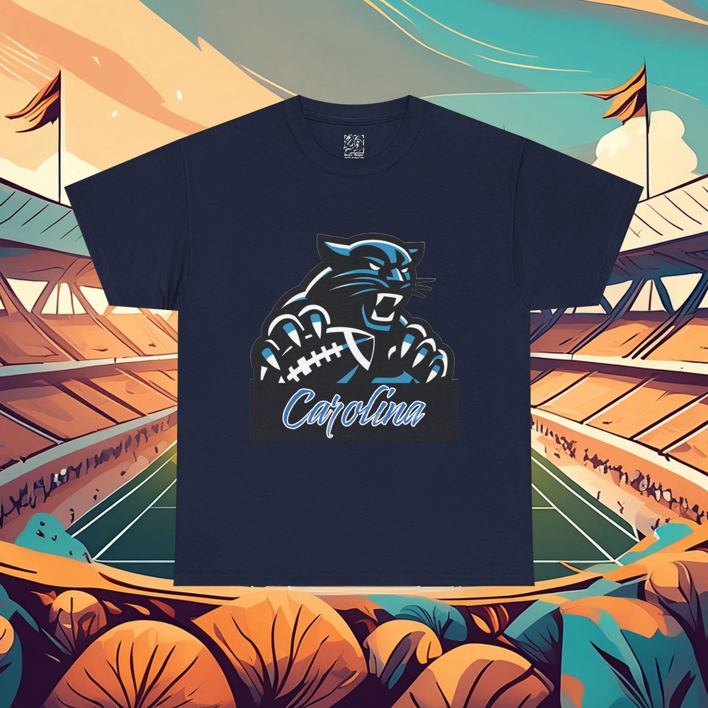 Carolina Football Crest Tee