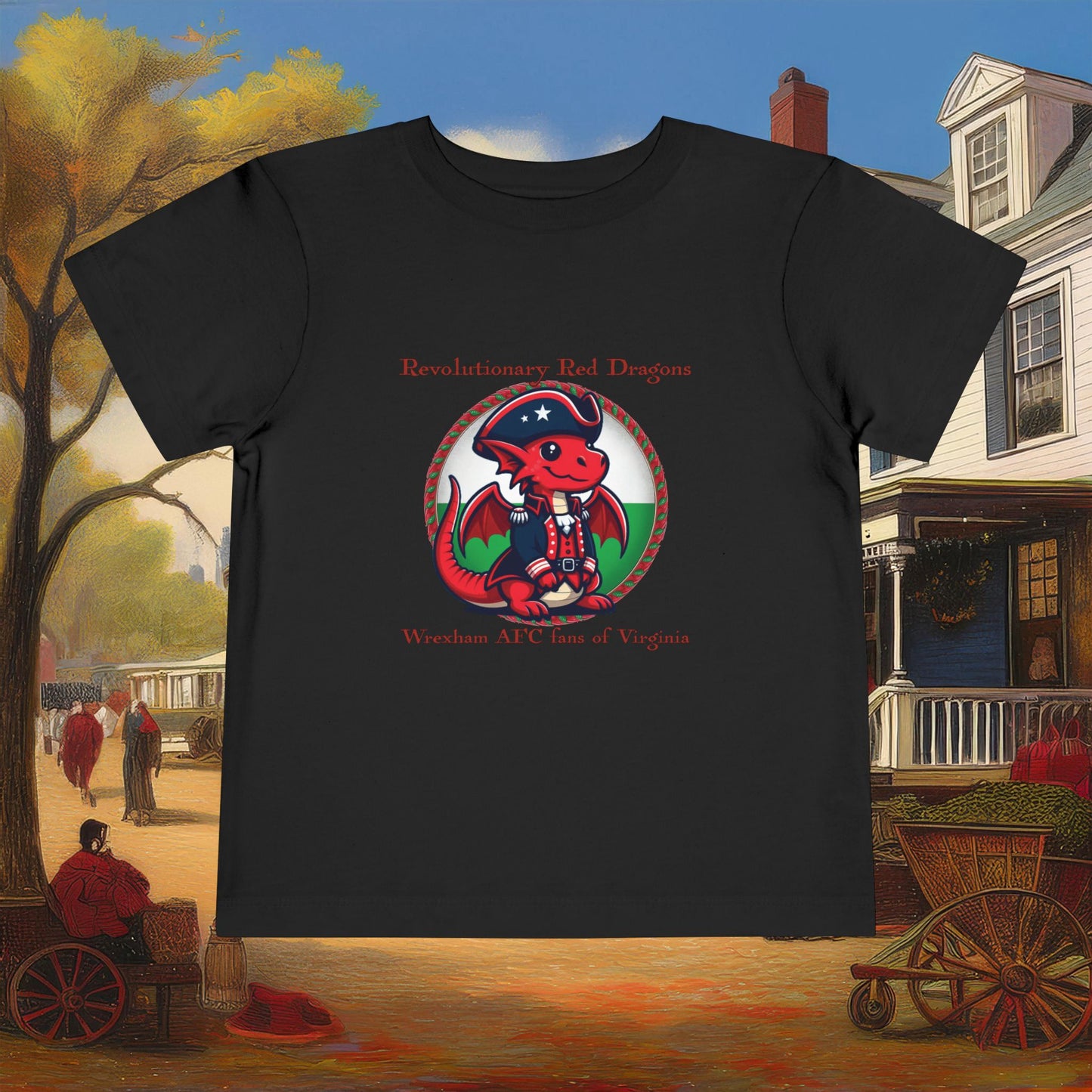 Mini Revolutionary Red Dragons Toddler Tee