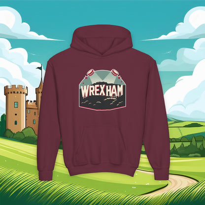 Wrexham Hollywood Sign Youth Hoodie